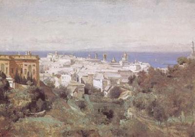 camille corot View of Genoa (mk09) oil painting picture
